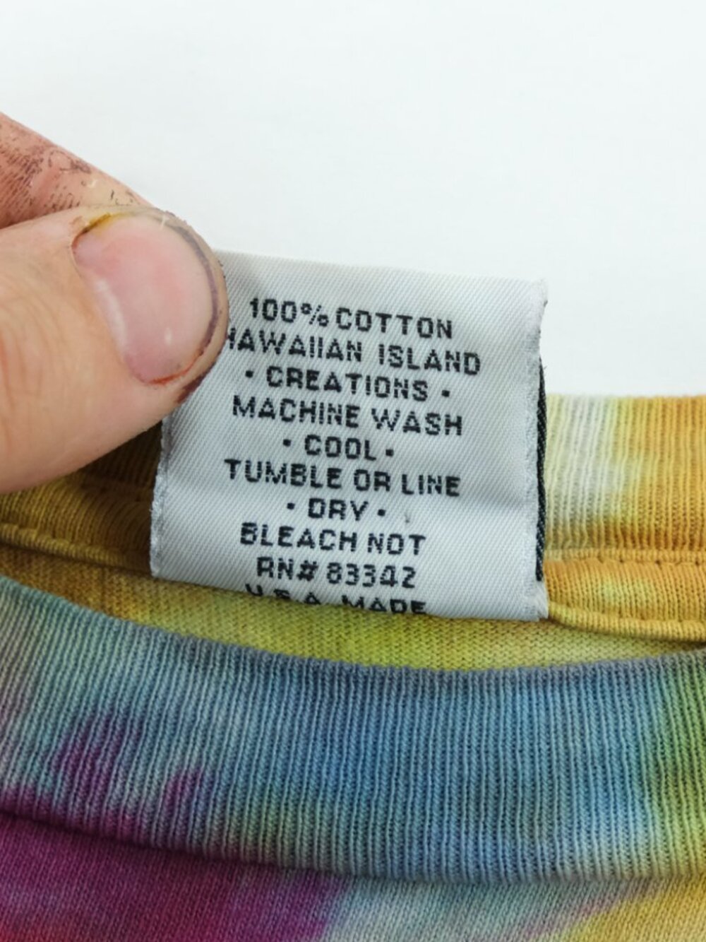 2XL Hawaiian Island Creations Green Dragon Surfing Single T-Shirt Tie Dye Custom - Picture 4 of 7